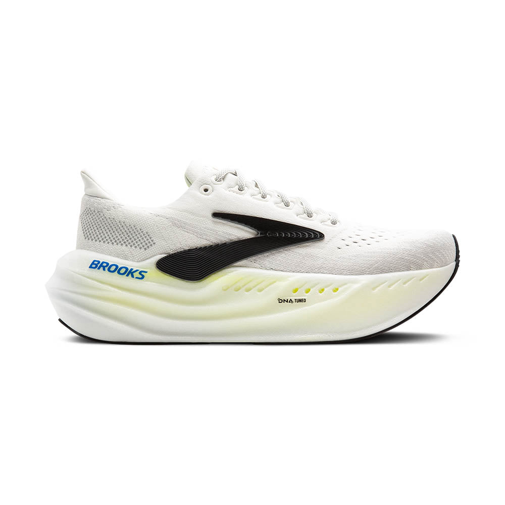 Brooks ランニングシューズ グレー/イエロー スパイク・シューズ