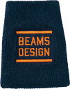 ゼット (ZETT) 野球 小物 アクセサリー ZETT by BEAMS DESIGN ビームスデザイン リストバンド メンズ (25ss) ネイビー×オレン...