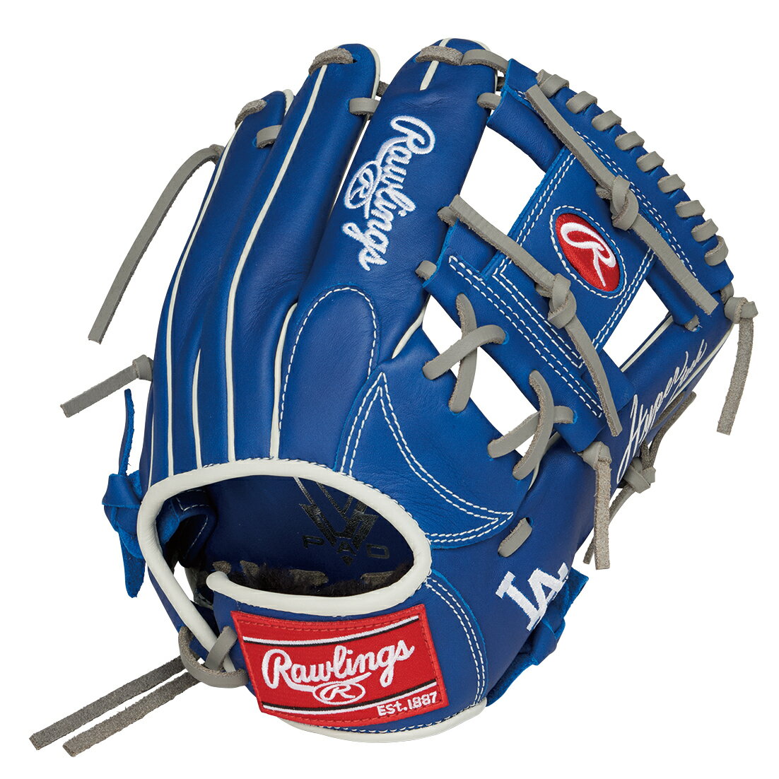 ローリングス (Rawlings) 野球 少年軟式グローブ グラブ HYPER TECH MLB TEAM ハイパーテック オールラウンド用 ジュニア (25ss) ドジャース サイズM GJ5HTMG9M-LAD