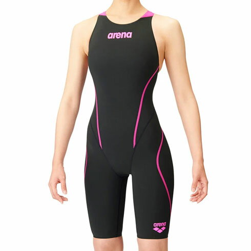 アリーナ (arena) 競泳用水着 布帛水着 アクアフォースフュージョントライ ハーフスパッツ レディース (24aw) SSS-O ARN-1010W-BK...