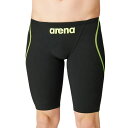 アリーナ (arena) 競泳用水着 布帛水着 アクアフォースフュージョントライ ハーフスパッツ メンズ (24aw) SSS-O ARN-1011M-BKYL...