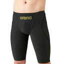 アリーナ (arena) 競泳用水着 布帛水着 アクアフォースフュージョントライ ジュニアハーフスパッツ (24aw) 120-140 ARN-1011MJ-BKGD 店頭展示品 返品交換不可