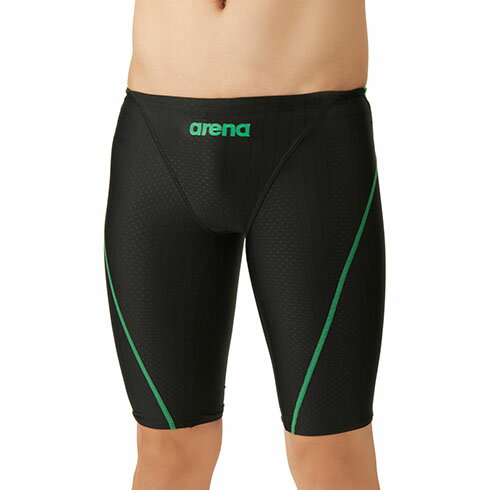 アリーナ (arena) 競泳用水着 WA承認 レーシングスパッツ ハーフレッグ ジュニア (25ss) ブラック 130-..