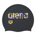 アリーナ (arena) 競泳 水泳 スイムキャップ 水泳帽 シリコーンキャップ (25ss) ブラック×オレンジ AS5SSC22U-BKOR