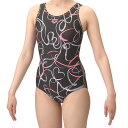 アリーナ (arena) フィットネス用水着 フィットネスワンピース Uバック レディース (25ss) ブラック S-XO AS5SWF20L-BKSL 店頭...