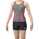 アリーナ (arena) フィットネス用水着 フィットネスセパレーツ Yバック レディース (25ss) グレー SS-O AS5SWF40L-GYPK 店頭展示品 箱なし 返品交換不可【SS2506】(4)