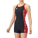 アリーナ (arena) 競泳 練習用水着 ECOタフ トレーニングワンピーススパッツ レディース (25ss) ブラック SS-O AS5SWM12L-BKR...