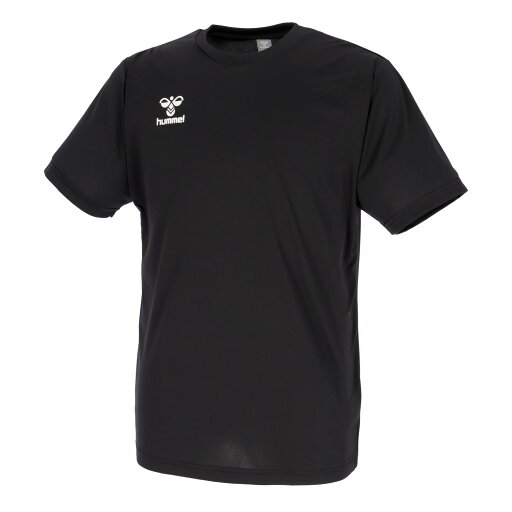 ヒュンメル (hummel) ハンドボールウエア BASICプラクティスシャツ プラシャツ 半袖Tシャツ メンズ (25ss) ブラック S-XO HAP1217-90 ヒュンメル (hummel) ハンドボールウエア BASICプラクティスシャツ プラシャツ 半袖Tシャツ メンズ (25ss) ブラック S-XO HAP1217-90