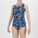 ミズノ (MIZUNO) アクアフィットネス用水着 水泳 ワンピース レディース (25ss) ネイビー M-2XL N2JAC82114 店頭展示品 箱なし 返品交換不可(4)