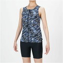 ミズノ (MIZUNO) アクアフィットネス用水着 水泳 セパレーツ ボタン付き レディース (25ss) ブラック M-XL N2JGC84309 店頭展示品...