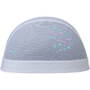 ミズノ (MIZUNO) 水泳 水泳帽 スイムキャップ メッシュキャップ 桜 (25ss) ホワイト M N2JWC51201