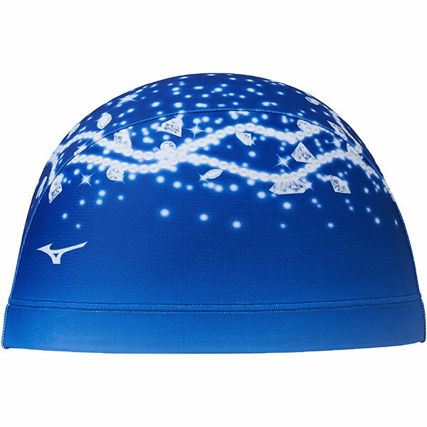 ミズノ (MIZUNO) 水泳 水泳帽 スイムキャップ 2WAYストレッチキャップ ジュエリー (25ss) ブルー FREE N2JWC53327
