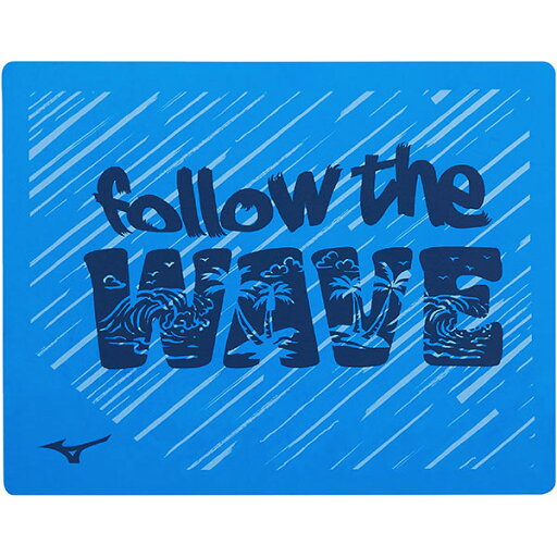 ミズノ (MIZUNO) 水泳 スイムタオル WAVE (25ss) ブルー 34×44cm N2JYC00227 ミズノ (MIZUNO) 水泳 スイムタオル WAVE (25ss) ブルー 34×44cm N2JYC00227