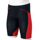 ミズノ (MIZUNO) WA承認 競泳用水着 布帛水着 GX・SONIC LITE ハーフスパッツ ジュニア (25ss) ブラック×レッド 140 N2MB...