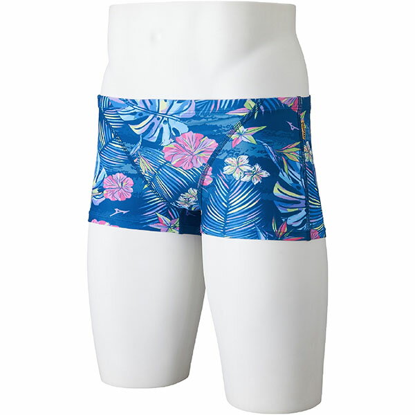 ミズノ (MIZUNO) 競泳 練習用水着 ショートスパッツ メンズ (25ss) ターコイズ M-XL N2MBC58224 店頭展..