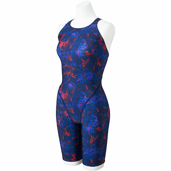 ミズノ (MIZUNO) WA承認 競泳用水着 ハーフスーツ マスターズバック レディース (25ss) レッド XL N2MGC74462 店頭展示品 箱なし 返品交換不可