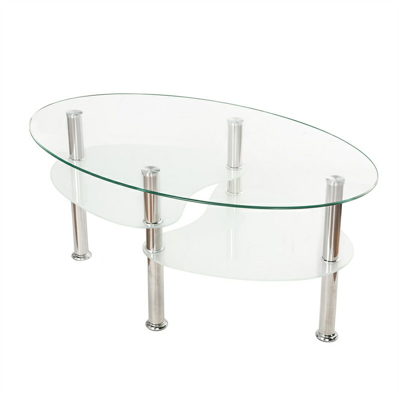 ガラステーブル センターテーブル リビングテーブル リビング テーブル ローテーブル ガラス 楕円 クリアガラス