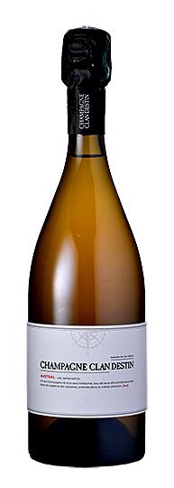 Clandestin Austral Brut Nature (2022) クランデスタン Clandestin Austral ブリュット Nature (2022) フランス シャンパーニュ ピノ・ノワール (2022) スパークリング 750ml ワイン ギフト お中元 父の日 母の日 結婚式