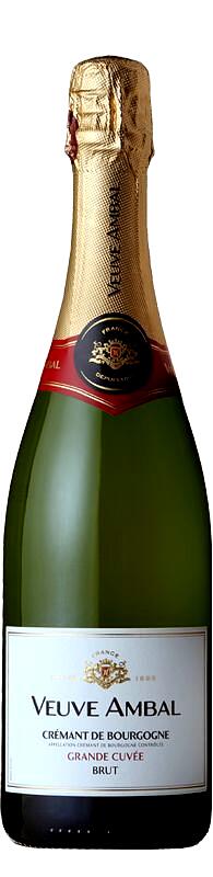 Veuve Ambal Crémant de bourgogne Grande Cuvee Blanc Brut NV ヴーヴ・アンバル Veuve Ambal Crémant de bourgogne Grande キュヴェ ブラン ブリュット NV フランス ブルゴーニュ ピノ・ノワール, シャルドネ, ガメイ, アリゴテ NV スパークリング 750ml 酸味 余韻 ワ socalization-10005261 ワインとクラフト酒屋SOCALIZATION パッケージ画像