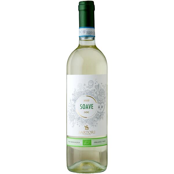 Casa Vinicola Sartori Spa Soave Organic 2024 サルトーリ Casa Vinicola Sartori Spa Soave オーガニック 2024 イタリア 白ワイン ワイン ギフト お中元 父の日 母の日 結婚式 socalization-10002028 ワインとクラフト酒屋SOCALIZATION パッケージ画像