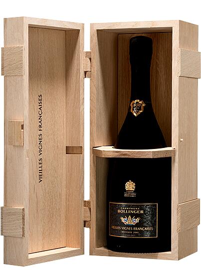 BollingerVieilles Vignes Françaises (in wood box) 2012 ボランジェ フランス シャンパーニュ ピノ・ノワール 2012年 スパークリング 750ml まろやか エレガント 余韻 ワイン ギフト お中元 父の日 母の日 結婚式