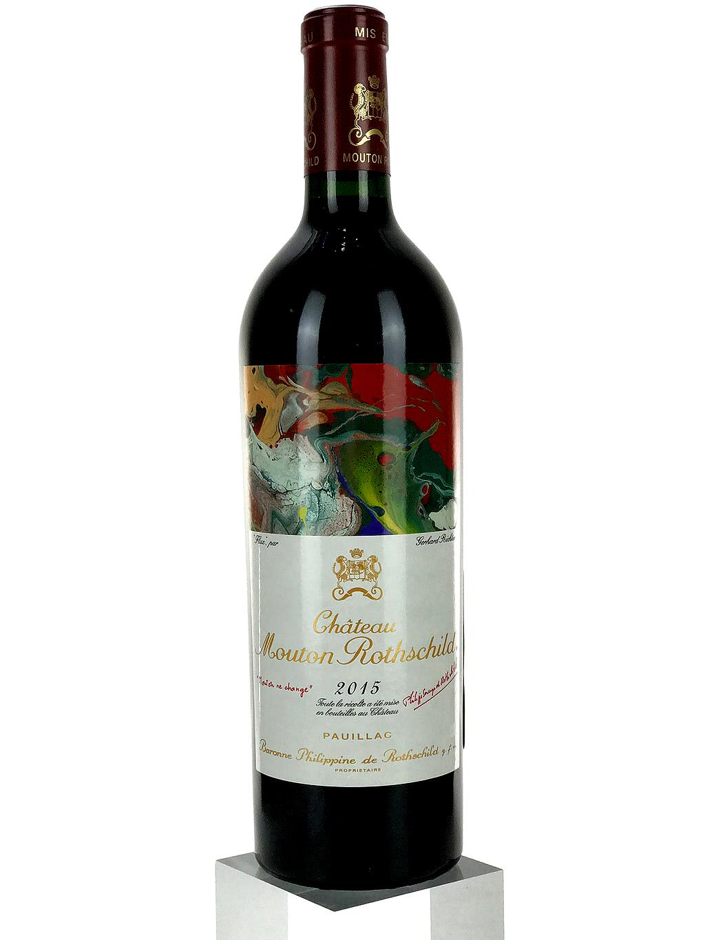 Château Mouton Rothschild Pauillac 2015 シャトー・ムートン・ロートシルト シャトー Mouton Rothschild Pauillac 2015 フランス ボルドー カベルネ・ソーヴィニヨン、メルロー、カベルネ・フラン 2015年 赤ワイン 750ml フルボディ フルーティー スパイシー ミネラル感 socalization-10004353 ワインとクラフト酒屋SOCALIZATION パッケージ画像