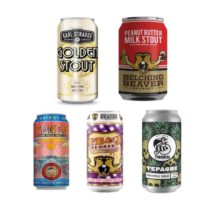 SoCal サマー クラフトビール 5本セット 第1弾 / SoCal Summer Craft Beer 5-pack 1st Edition サンディエゴ 本格 ギフト ビール お中元 お歳暮