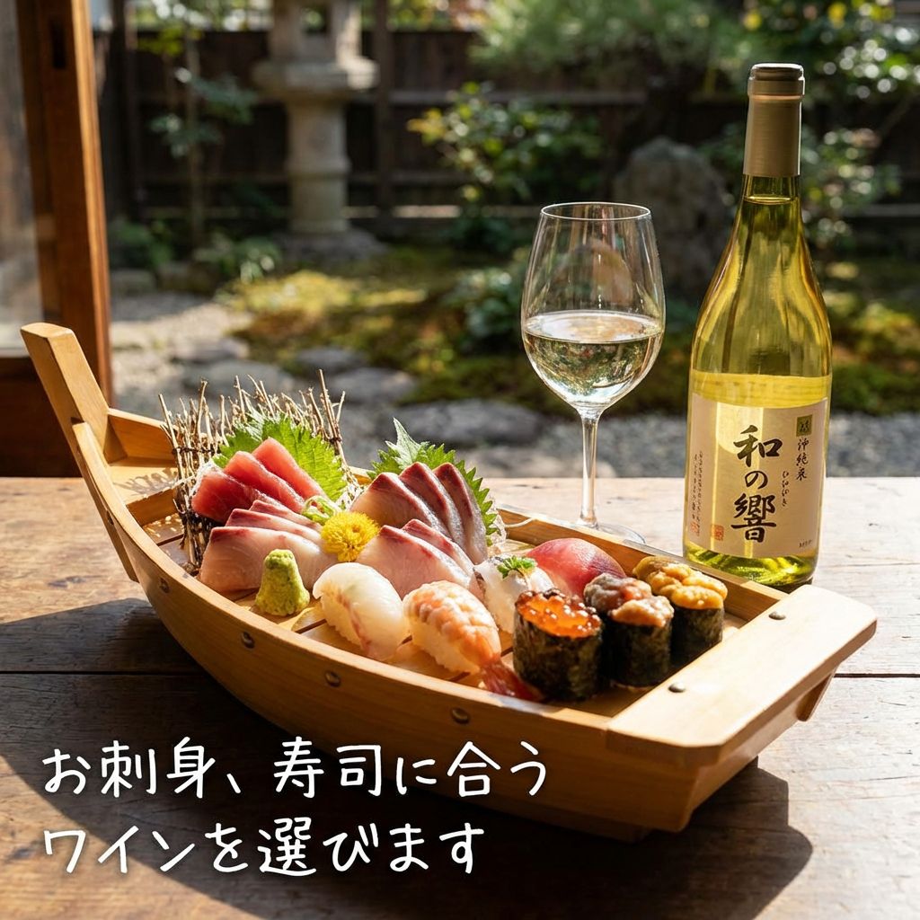 Rakuten - お刺身寿司に合うワイン選びます
