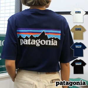 【7%OFF SALE】 パタゴニア Patagonia メンズ 半袖 Tシャツ P-6 Logo Organic T-Shirt トップス クルーネック 定番 オーガニックコットン 綿 山脈ロゴ バックプリント カジュアル ストリート アウトドア ブランド レディース 38535【正規品】【メール便】