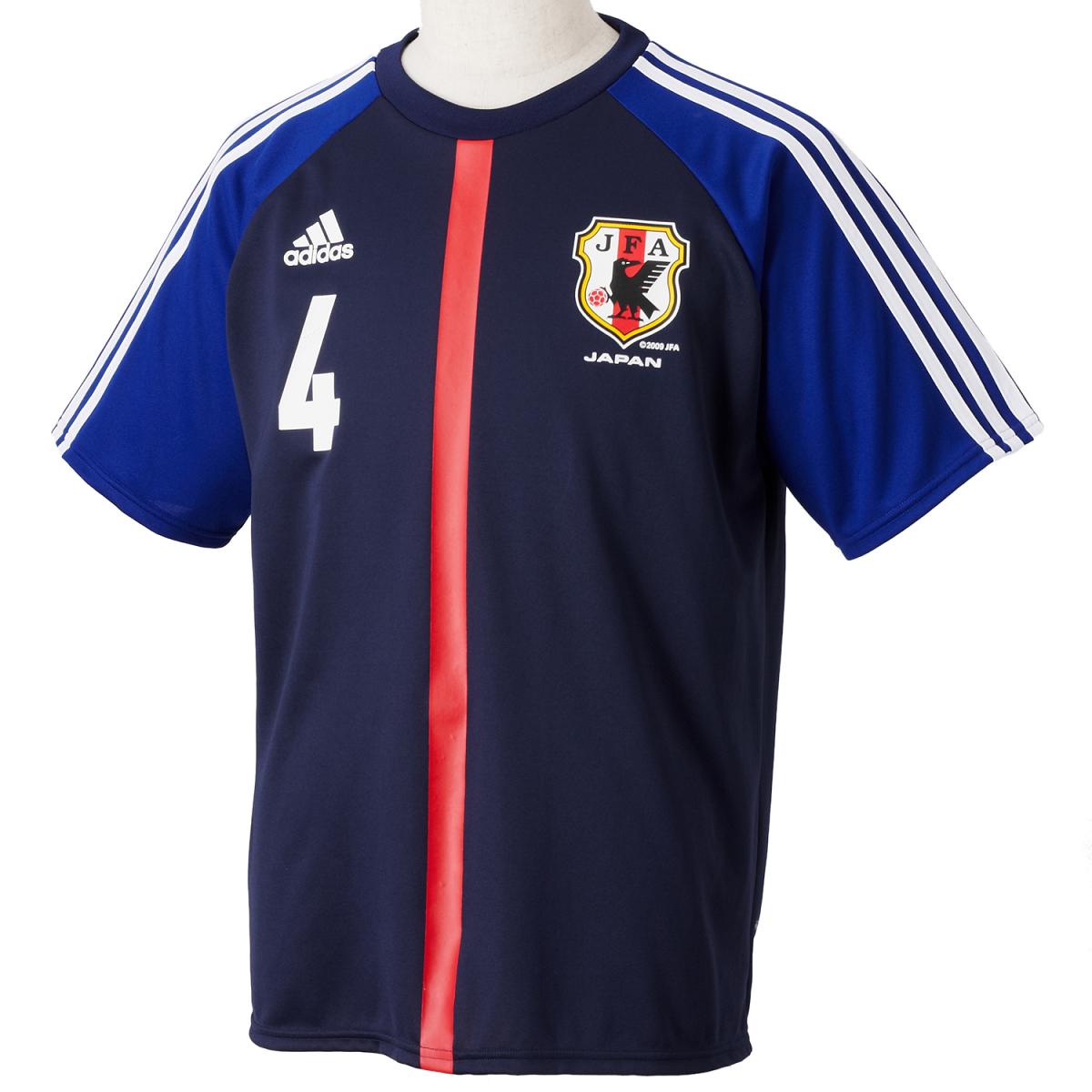 アディダス　2012-13　日本代表ナンバーTシャツ 10番-CU393-X49714 5番-CU384-X49724 6番-CU391-X49717 7番-CU389-X49720 18番-CU386-X49722 4番-BT441-Z63341