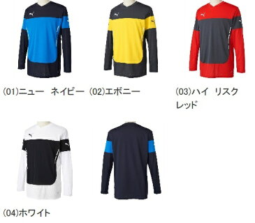 プーマ　PUMA-654292-PKT　ナガソデ　プラクティスシャツ　長袖　キッズ　ジュニア　スポット