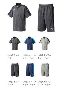 プーマ　2017SS 655266-655267　Ascension　スウェット　トップ　半袖・ハーフ　パンツ　上下セット