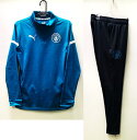プーマ 2021-22 764510-05-764463-12 MCFC マンチェスター C シティ 1/4 ジップ トップ・パンツ 上下 セット