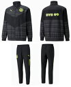 プーマ 2022 765020-768137-05 BVB ボルシア ドルトムント ウーブン ジャケット・パンツ 上下 セット