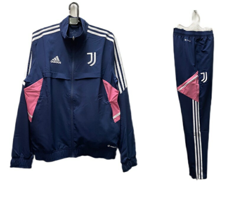 アディダス 2022-23 DVP50-MMU00 hc3287-hc3291 ユベントス プレゼンテーション ジャケット・パンツ 上下 セット