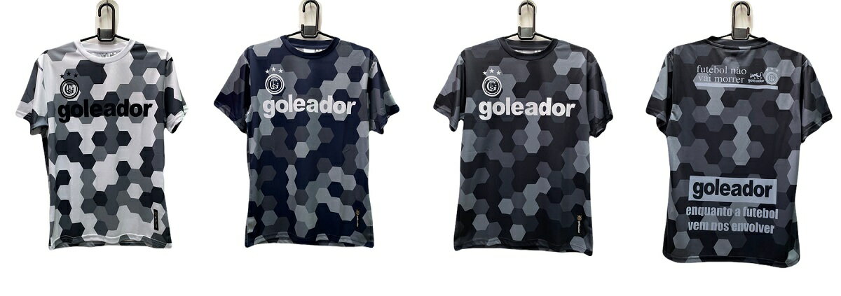 PKT　ゴレアドール　定番　goleador-g-440-6　昇華ヘキサゴン　柄　プリント　プラクティス　T　シャツ