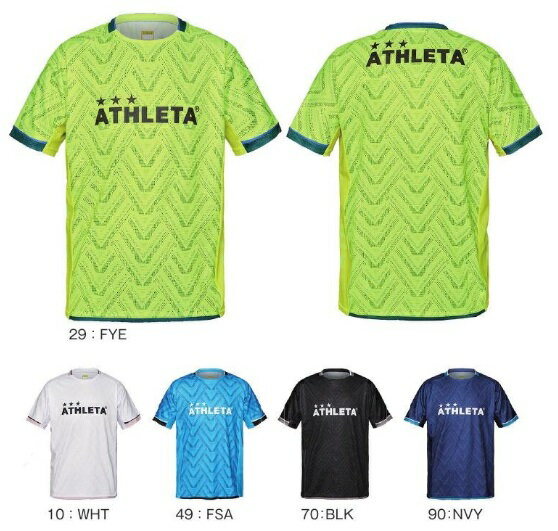 アスレタ　2024FW　style-02417　グラフィック　プラクティス　シャツ　半袖