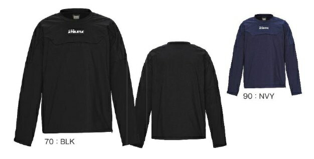 アスレタ　2025FW　REI-1196　ハイブリッドシェルクルー　シャツ