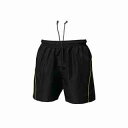 ウンドウ WUN-P1680J-0088 0088 バレーボールパンツ (0088)黒xイエロー ジュニア(4)