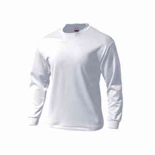 ウンドウ WUN-P175J-0000 0000 タフドライ長袖Tシャツ (0000)ホワイト ジュニア ウンドウ WUN-P175J-0000 0000 タフドライ長袖Tシャツ (0000)ホワイト ジュニア