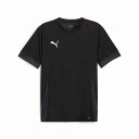 プーマ PMJ-706362-03 03 teamGOAL ゲームシャツ (03)プーマ ブラック/プーマ ホワイト/フラット ダーク グレー メンズ・ユニセックス(4)