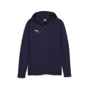 プーマ PMJ-659337-06 06 teamFINAL カジュアル フーデッド ジャケット (06)PUMA Navy-PUMA Silver メンズ・ユニセックス