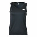 ニューバランス NBJ-JWTR9054-BK bk レーシングシャツ (BK)ブラック レディース