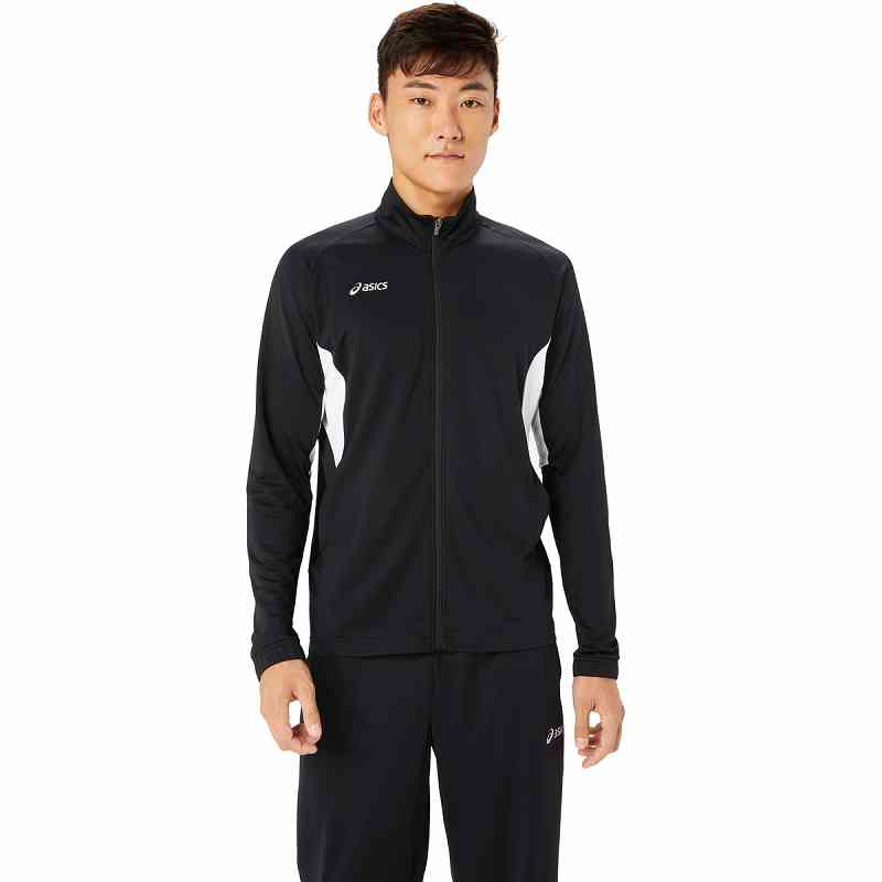 å asics 2031E564 ES DRY TRAINING JACKET PERFORMANCE BLACK