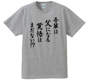 ■吾輩は父になる、覚悟はまだない!?■パロディTシャツ■吾輩は猫である。夏目漱石■綿100％■サイズ S〜4L■全3色■面白いTシャツ■半袖■面白Tシャツ、インスタ映え、妊娠祝い、結婚祝い、マタニティギフト