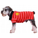 ボーダーポロシャツ■赤/レッド■ドッグウェア■フォーマルドレス■ペットウェア/ドッグウエア/小型犬用品/dogwear/いぬ用/ワンちゃん用/かわいい犬の洋服/...