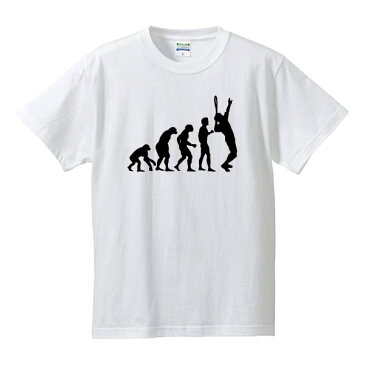 ■グラフィックTシャツ■面白Tシャツ■人類の進化（テニス）■綿/ポリエステル■サイズ S〜4L■全5色■面白いTシャツ■おもしろTシャツ■大きいサイズ■ビッグサイズ■半袖■還暦・長寿のお祝いにも