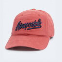 AEROPOSTALE（エアロポステール）■AEROPOSTALE SCRIPT ADJUSTABLE HAT■SLATE ROSE■フリーサイズ■キャップ■直輸入正規品■ゴルフやテニスにもおすすめ！