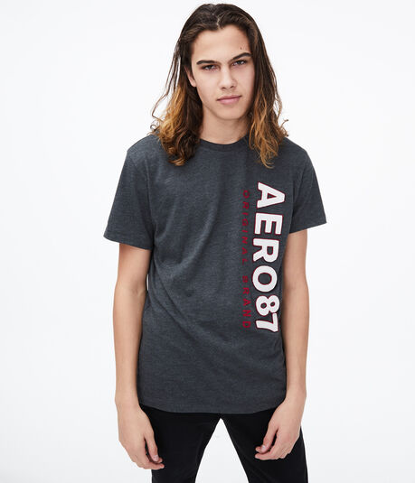 AEROPOSTALE（エアロポステール）■半袖Tシャツ■Vertical Aero 87 Graphic Tee ■並行輸入正規品■ゴルフやテニスにもおすすめ！