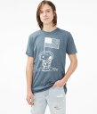 AEROPOSTALE（エアロポステール）■半袖Tシャツ■SPACE SNOOPY GRAPHIC TEE■並行輸入正規品■スヌーピーピーナッツ好きに！Snoopy ビーグル犬 チャーリー ブラウン